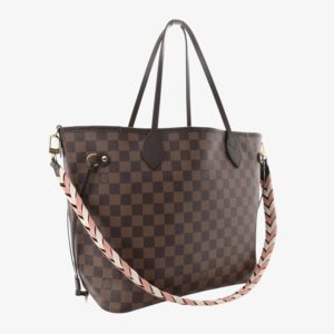 Louis Vuitton Damier Ebene Braided Neverfull MM Pink - Image 2