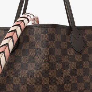 Louis Vuitton Damier Ebene Braided Neverfull MM Pink - Image 4