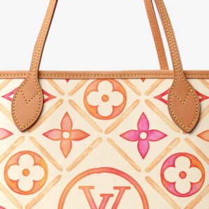 Louis Vuitton Monogram Giant By The Pool 20 Neverfull MM Coral - Image 4
