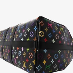 Louis Vuitton LV x TM Monogram Multicolor Keepall Bandoulière 50 Black - Image 7