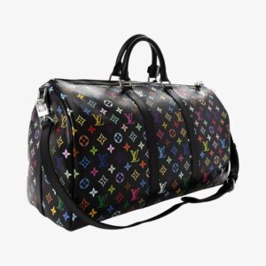 Louis Vuitton LV x TM Monogram Multicolor Keepall Bandoulière 50 Black - Image 2
