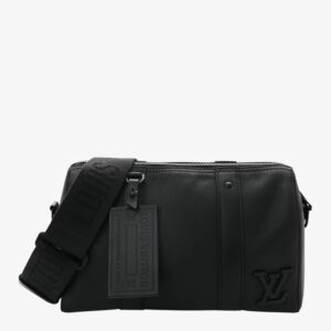Louis Vuitton Grained Calfskin Aerogram City Keepall Black - Image 1