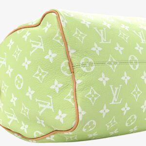 Louis Vuitton Calfskin Monogram Speedy Bandoulière 30 Frozen Lime - Image 10