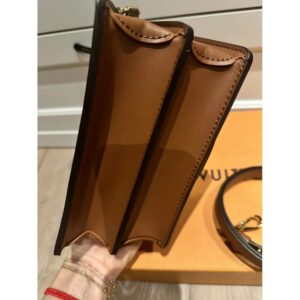Louis Vuitton Linen Dauphine Handbag - Image 6