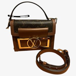 Louis Vuitton Linen Dauphine Handbag - Image 1