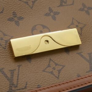 Louis Vuitton Brown Leather Dauphine Handbag - Image 8