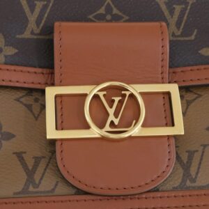 Louis Vuitton Brown Leather Dauphine Handbag - Image 9