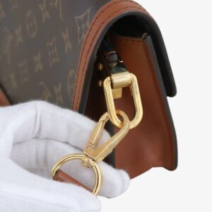 Louis Vuitton Brown Leather Dauphine Handbag - Image 4
