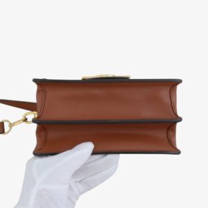 Louis Vuitton Brown Leather Dauphine Handbag - Image 8