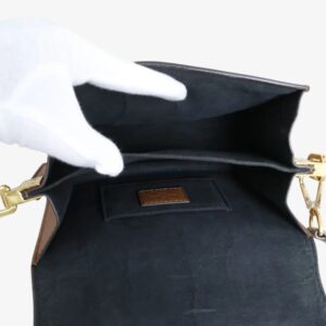 Louis Vuitton Brown Leather Dauphine Handbag - Image 6