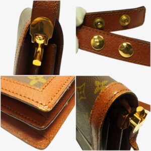 Louis Vuitton Brown Leather Dauphine Handbag - Image 8