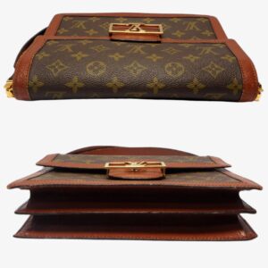 Louis Vuitton Brown Leather Dauphine Handbag - Image 6
