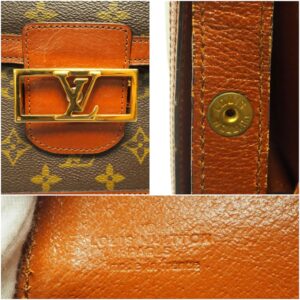 Louis Vuitton Brown Leather Dauphine Handbag - Image 9