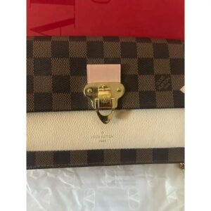 Louis Vuitton Brown Leather Dauphine Handbag - Image 9