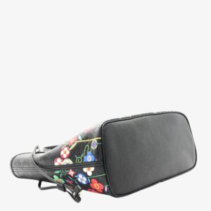 Louis Vuitton LV X TM Empreinte Flowers Neverfull MM Black - Image 4