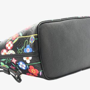 Louis Vuitton LV X TM Empreinte Flowers Neverfull MM Black - Image 8