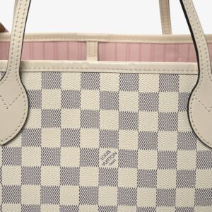 Louis Vuitton Damier Azur Braided Neverfull MM Pink - Image 9