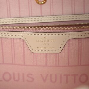 Louis Vuitton Damier Azur Braided Neverfull MM Pink - Image 8