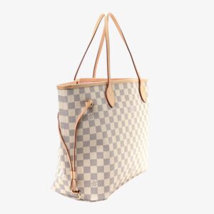 Louis Vuitton Damier Azur Neo Neverfull MM Rose Ballerine - Image 3