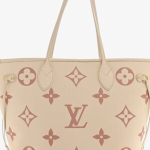 Louis Vuitton Empreinte Monogram Giant Neverfull MM Crème Rose Trianon - Image 4