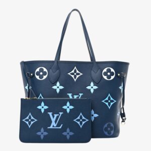 Louis Vuitton Empreinte Monogram Giant Neverfull MM Degradé Bleu - Image 2
