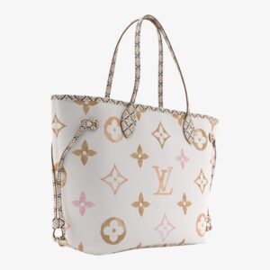 Louis Vuitton Monogram Giant By The Pool 20 Neverfull MM Beige - Image 3