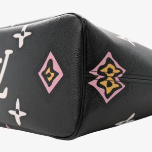 Louis Vuitton Monogram Giant Wild at Heart Neverfull MM Black - Image 4