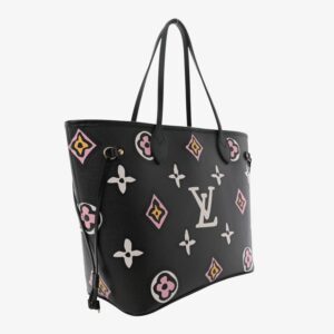 Louis Vuitton Monogram Giant Wild at Heart Neverfull MM Black - Image 2