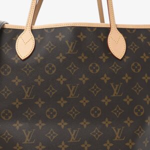 Louis Vuitton Monogram Stamped Inside Out Neverfull Bandoulière GM Beige - Image 6