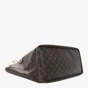 Louis Vuitton Monogram Stamped Inside Out Neverfull Bandoulière GM Beige - Image 5