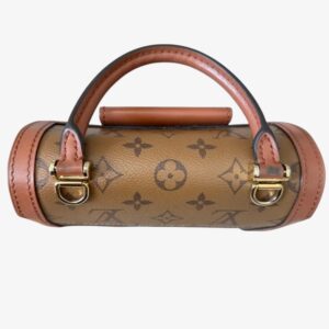 Louis Vuitton Brown Cotton Dauphine Handbag - Image 5