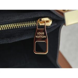 Louis Vuitton Brown Cloth Dauphine Handbag - Image 8