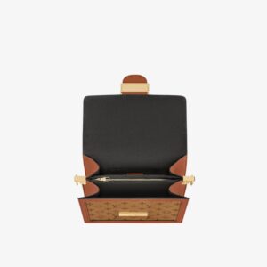 Louis Vuitton Brown Cloth Dauphine Handbag - Image 4
