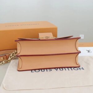 Louis Vuitton Blue Cloth Dauphine Handbag - Image 8
