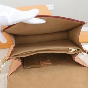 Louis Vuitton Blue Cloth Dauphine Handbag - Image 5