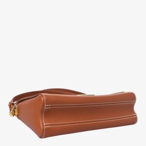 Louis Vuitton Calfskin Soft Twist Shoulder Bag Cognac - Image 4
