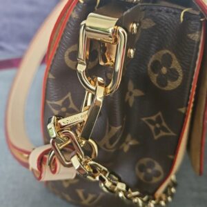 Louis Vuitton Brown Leather Dauphine Handbag - Image 4