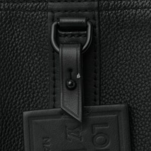 Louis Vuitton Grained Calfskin Aerogram City Keepall Black - Image 6