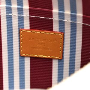 Louis Vuitton Monogram Heritage Keepall Bandoulière 25 Off-White - Image 6