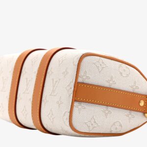 Louis Vuitton Monogram Heritage Keepall Bandoulière 25 Off-White - Image 8