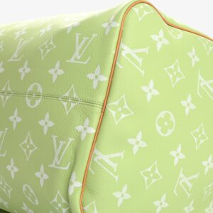 Louis Vuitton Calfskin Monogram Speedy Bandoulière 50 Frozen Lime - Image 9