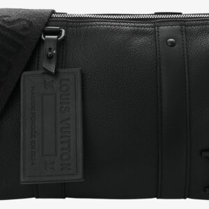 Louis Vuitton Grained Calfskin Aerogram City Keepall Black - Image 5