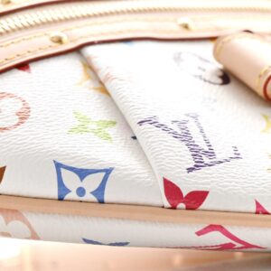 Louis Vuitton LV x TM Monogram Multicolor High Rise Bumbag White - Image 4