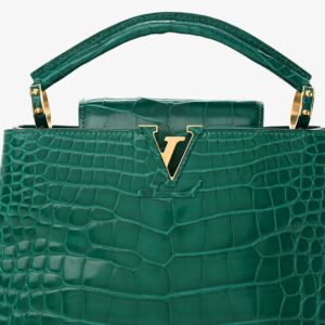 Louis Vuitton Alligator Capucines BB Émeraude - Image 4