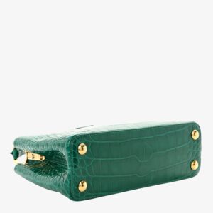 Louis Vuitton Alligator Capucines BB Émeraude - Image 3