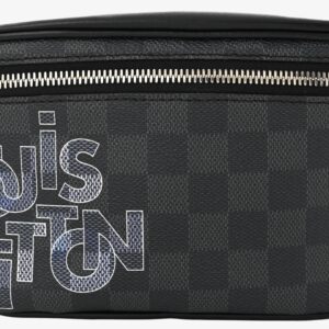 Louis Vuitton Damier Graphite Logo Campus Bumbag Grey - Image 10