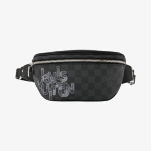 Louis Vuitton Damier Graphite Logo Campus Bumbag Grey - Image 1