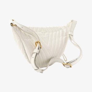 Louis Vuitton Calfskin New Wave Bumbag Snow - Image 2
