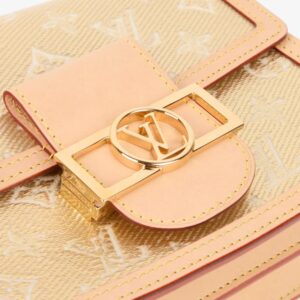 Louis Vuitton Gold Cloth Dauphine Handbag - Image 5