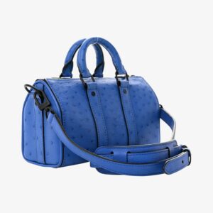 Louis Vuitton Ostrich Keepall XS Blue - Image 2